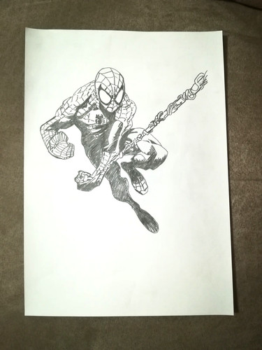 Disegno spiderman fatto - fatto, a