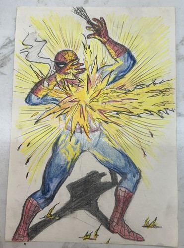 Spider man disegno matita - spider, a