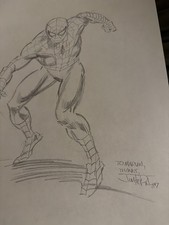 Schizzo a matita Spider-Man