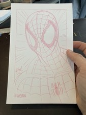 Schizzo a matita rossa