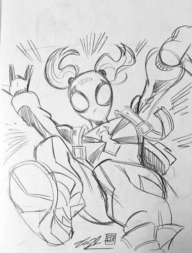 Spider girl disegno - spider-girl,