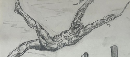 Spider man disegno matita - man,
